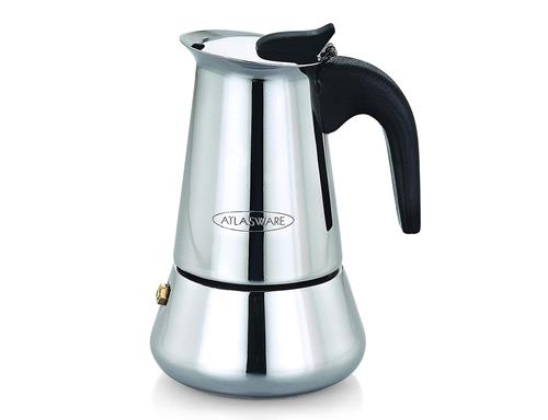 ATLASWARE STAINLESS STEEL COFFEE MAKER (SIZE-4 CUP)