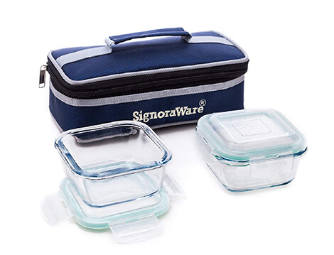 Signoraware Midday Glass Lunch Box