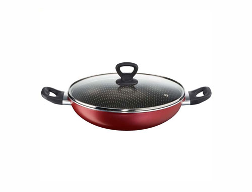 Tefal Kadai 24cm G Lid Rio Red Simply Chef