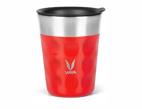 Vaya PopCup Insulated Serving Cup - Scarlet Sun