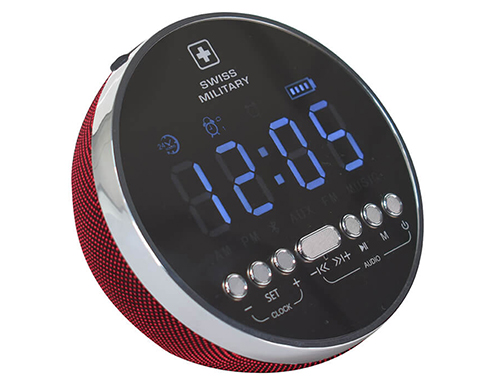 Swiss Military BL22 Bluetooth Speaker With Digital Alarm Clock 